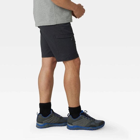 42 Waist - Wrangler Mens 9in Relaxed Fit Outdoor Shorts - Black - Picture 4 of 12
